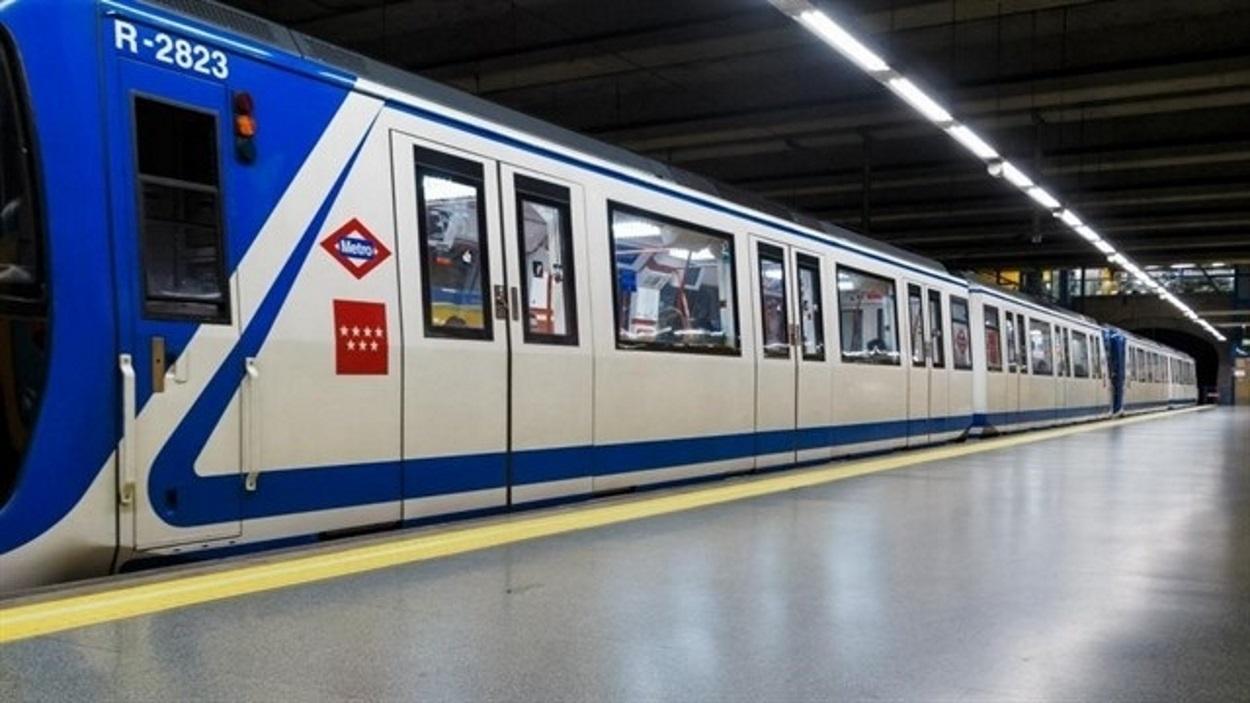 Imagen de uno de los trenes de Metro de Madrid