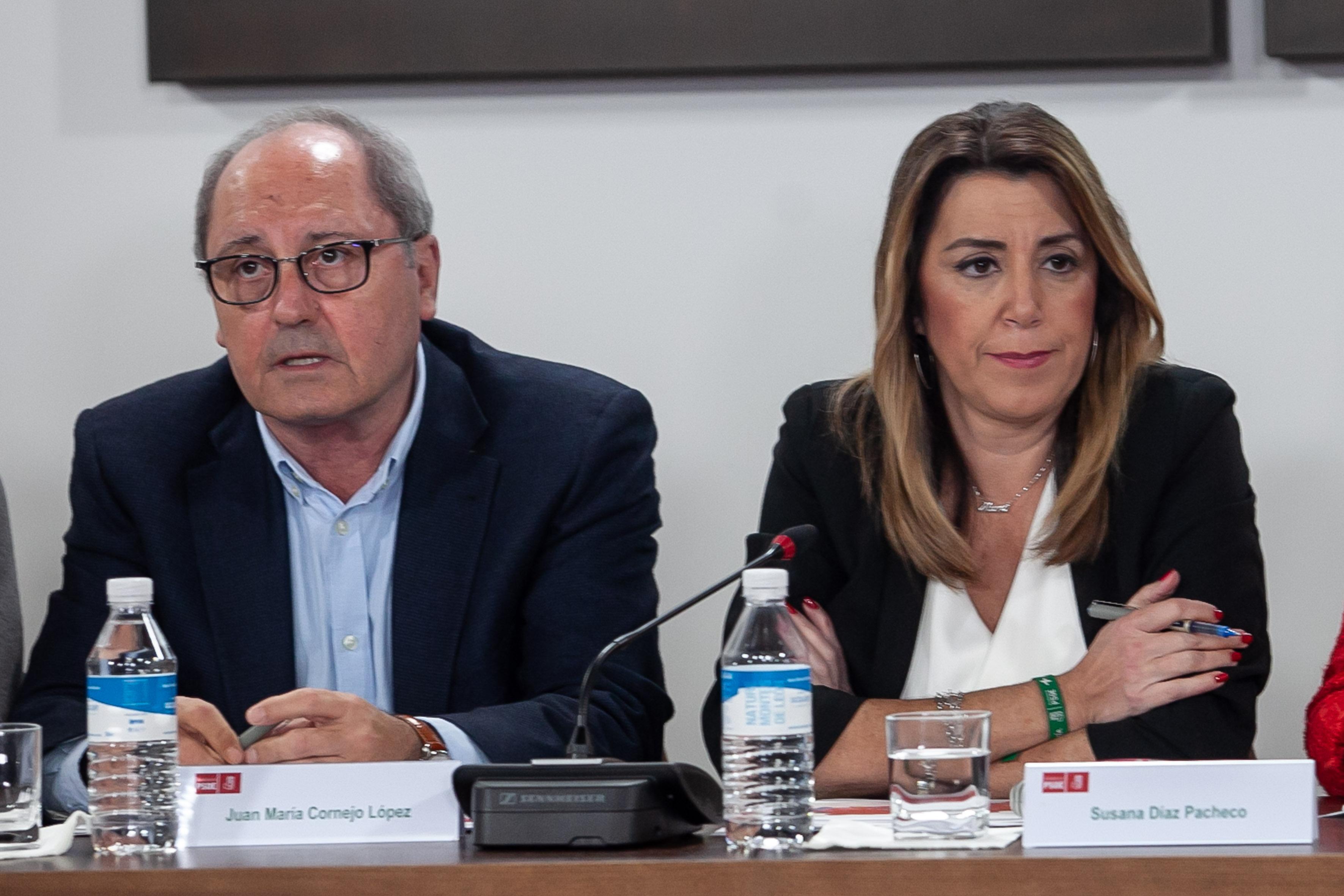 Juan Cornejo junto a Susana Díaz