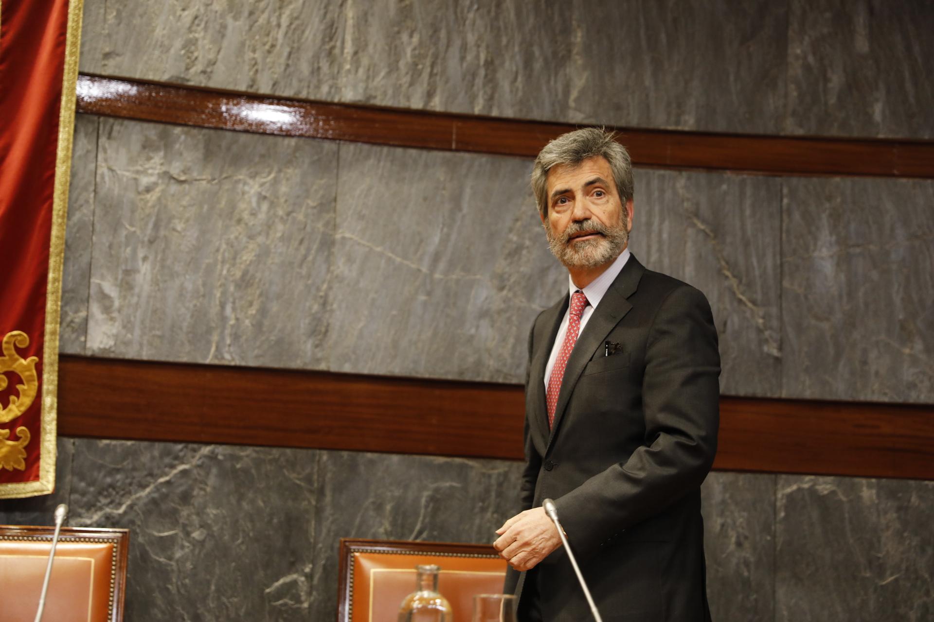 El presidente del Tribunal Supremo y del Consejo General del Poder Judicial Carlos Lesmes -  Marta Fernández Europa Press