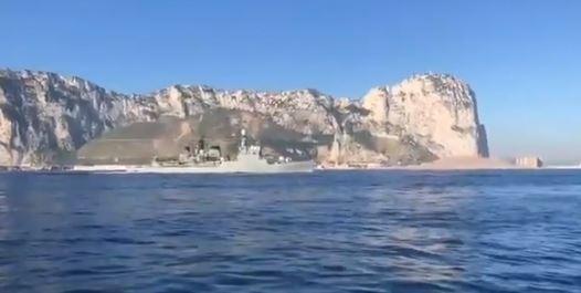 Captura de la corbeta española en Gibraltar