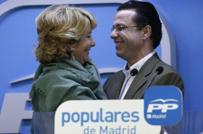 Javier Fernández Lasquetty y Esperanza Aguirre. 