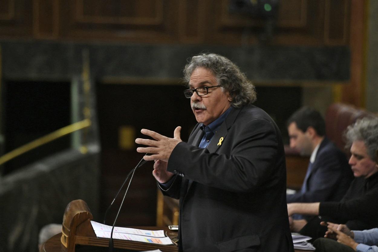 Joan Tardà, portavoz de ERC, en el Congreso de los Diputados