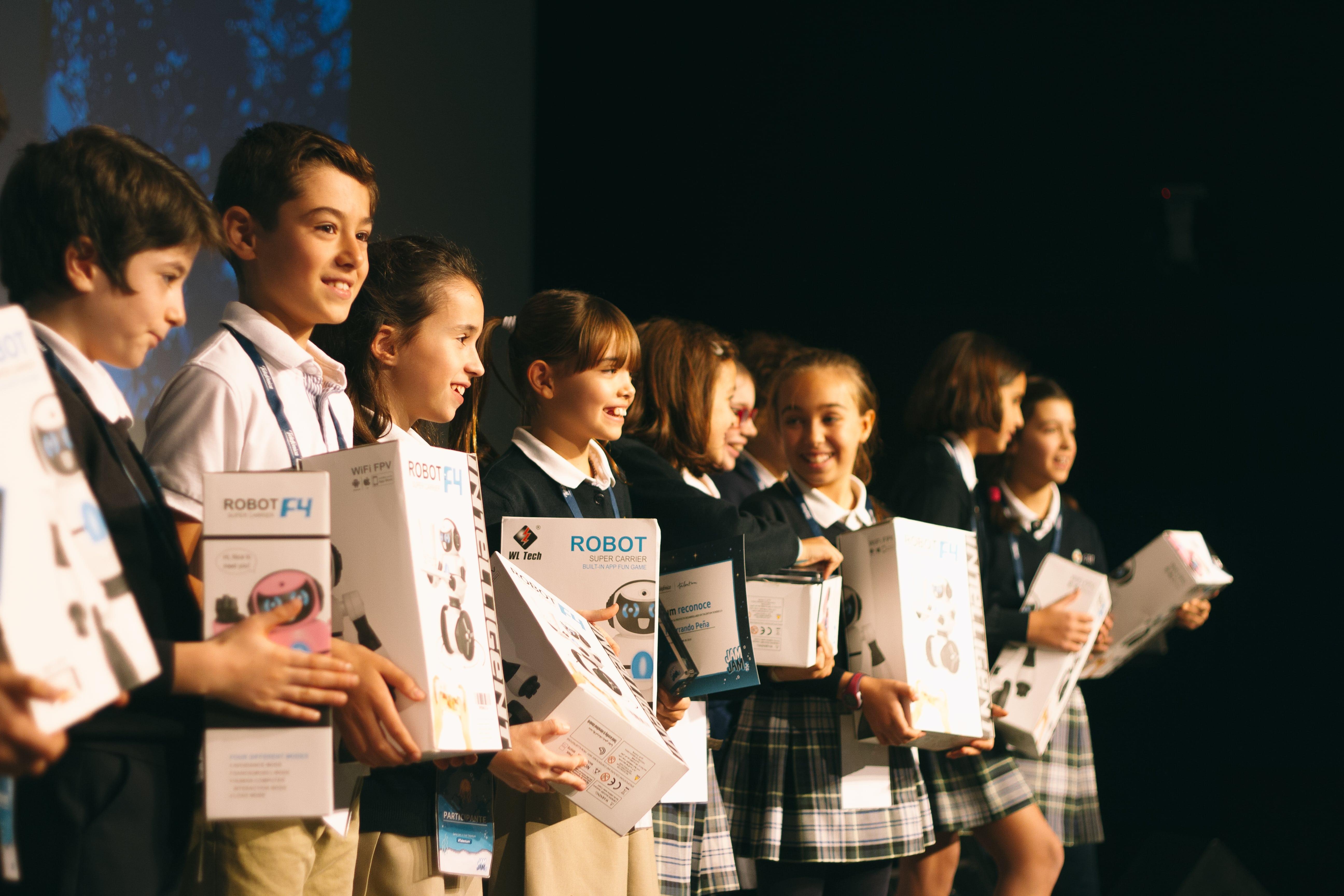 Finalistas de la II Game Junior de Talentum Schools de Telefónica