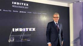 Pablo Isla, presidente de Inditex, en la presentación de resultados de 2017 - Europa Press