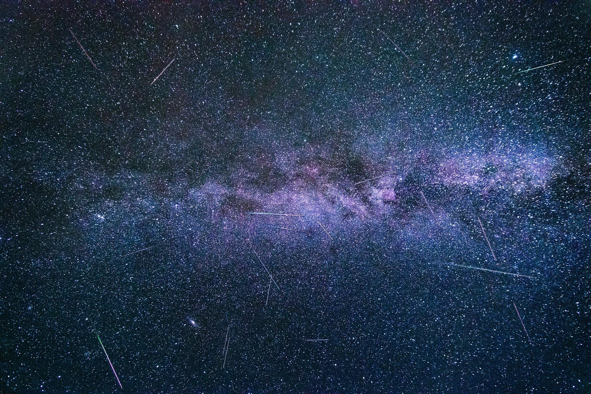 Lluvia de estrellas, las Gemínidas