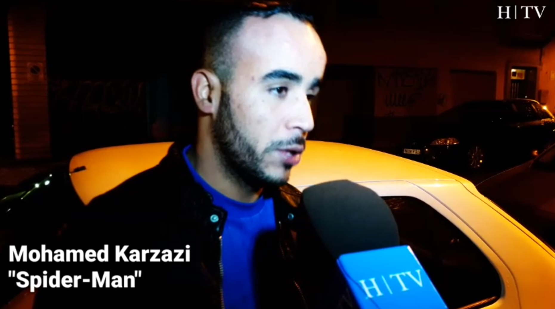 Mohammed Karzazi, el joven que salvó a una mujer a punto de saltar al vacío