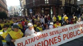 Manifestación en Sevilla por unas pensiones dignas