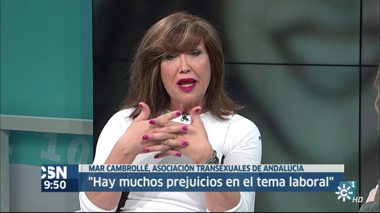 Mar Cambrollé, en una entrevista en Canal Sur.