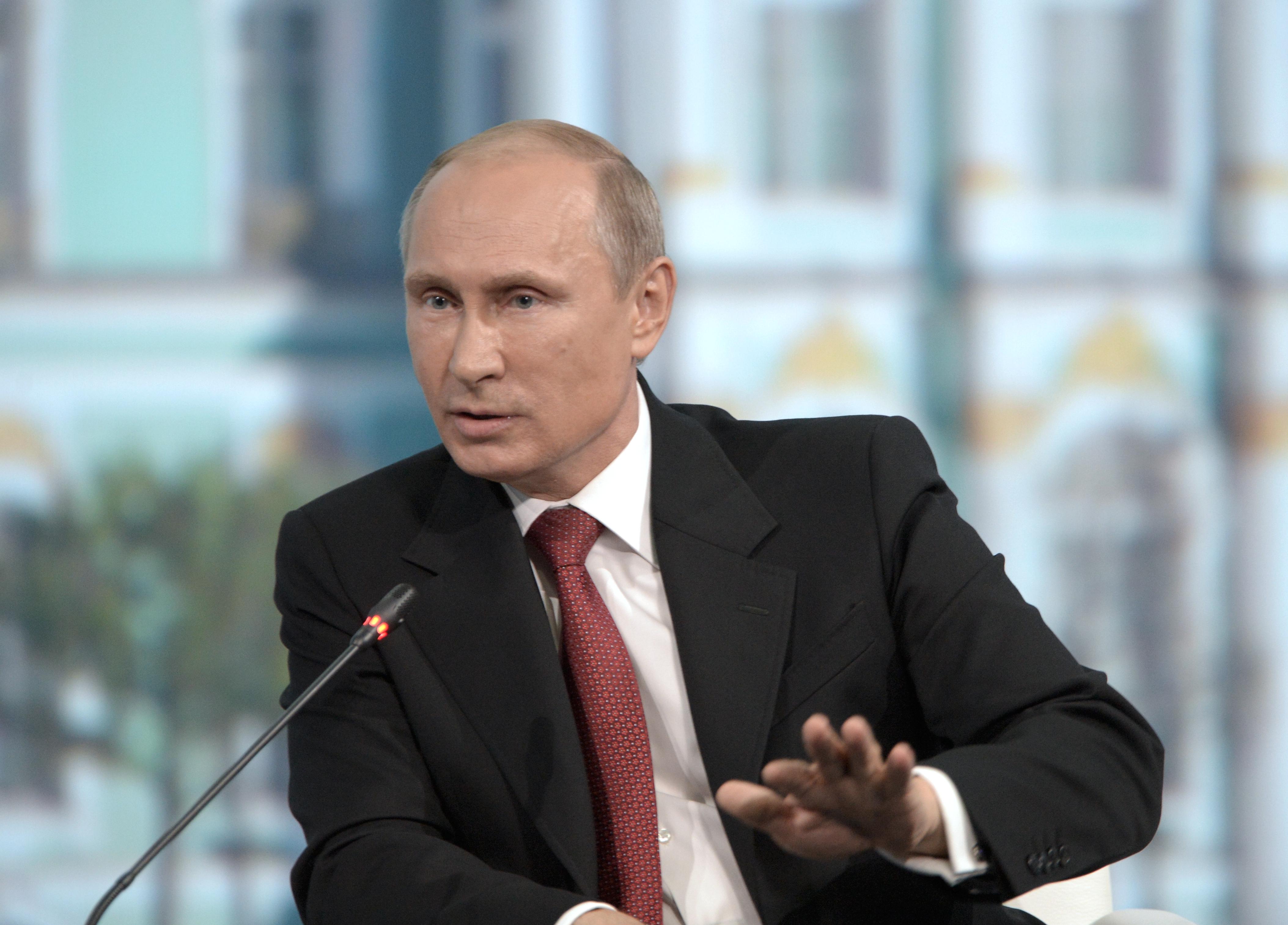 El presidente de Rusia, Vladimir Putin