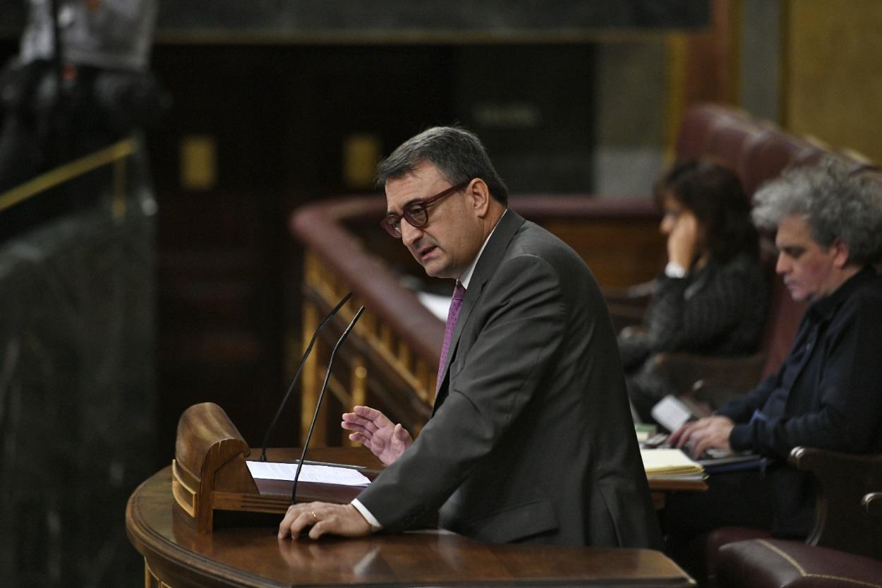 Aitor Esteban, protavoz del PNV, en el Congreso de los Diputados