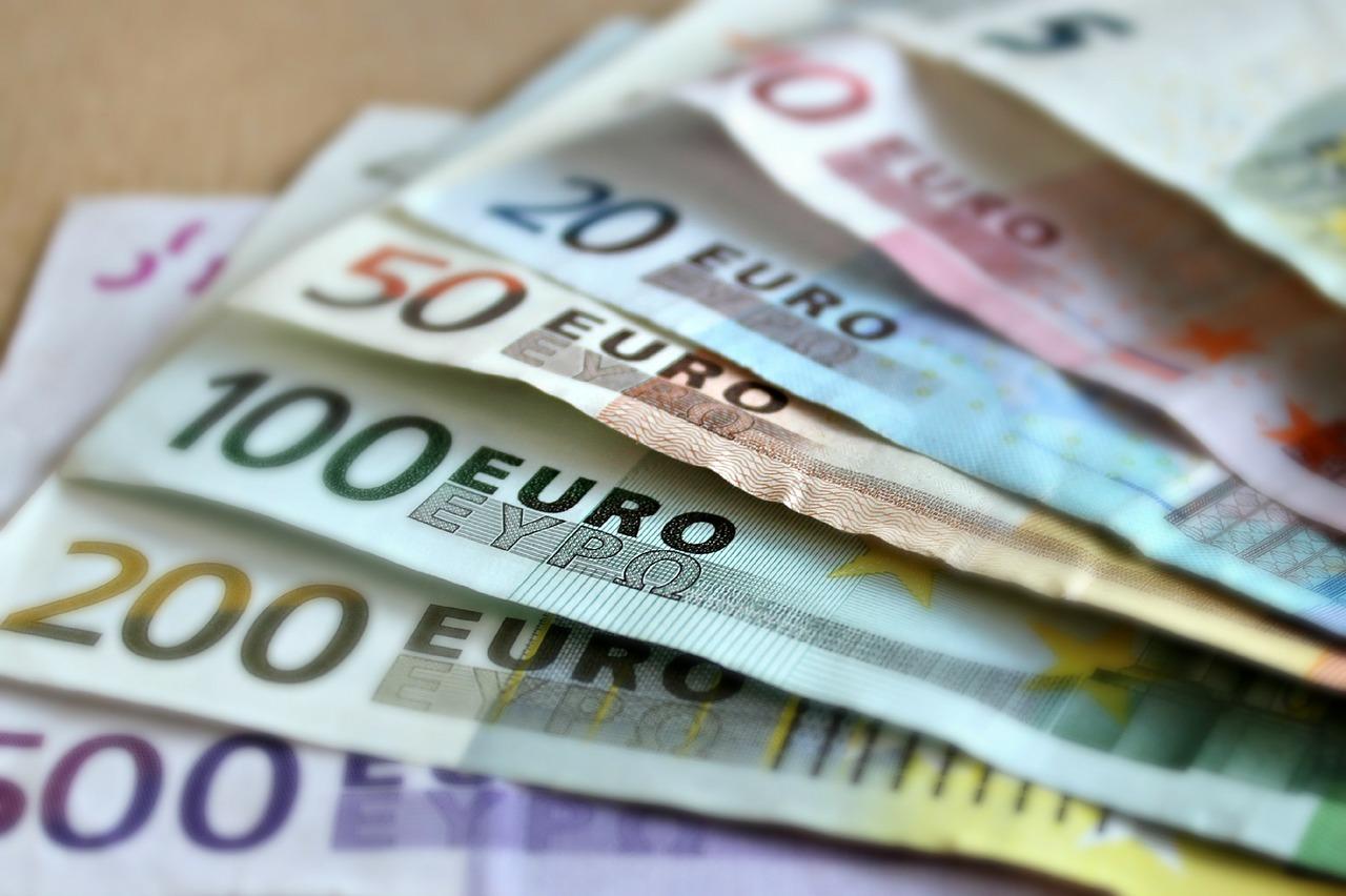 Billetes de euro. Pixabay