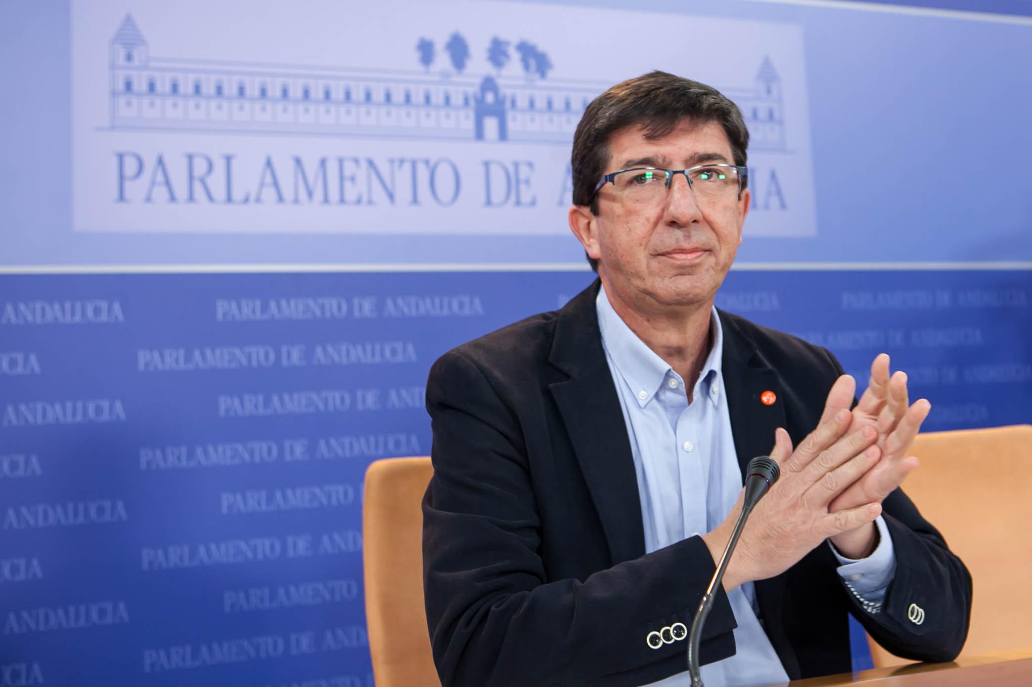 Juan Marín, vicepresidente de la Junta y presidente de Ciudadanos Andalucía.