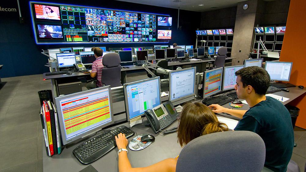 Centro de control de Cellnex en Collserola