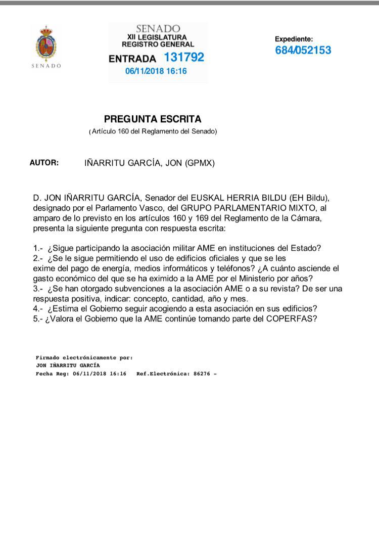 Pregunta de Jon Inarritu Pregunta de Jon Inarritu