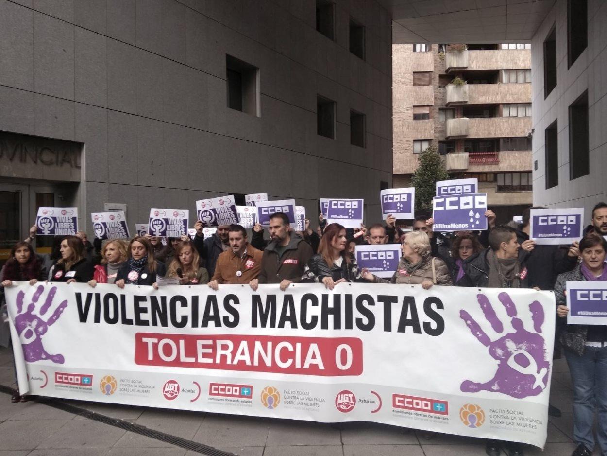 Manifestación contra la violencia de género. EP