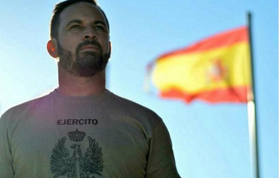 Santiago Abascal. Imagen de El Jueves, difundida en Twitter