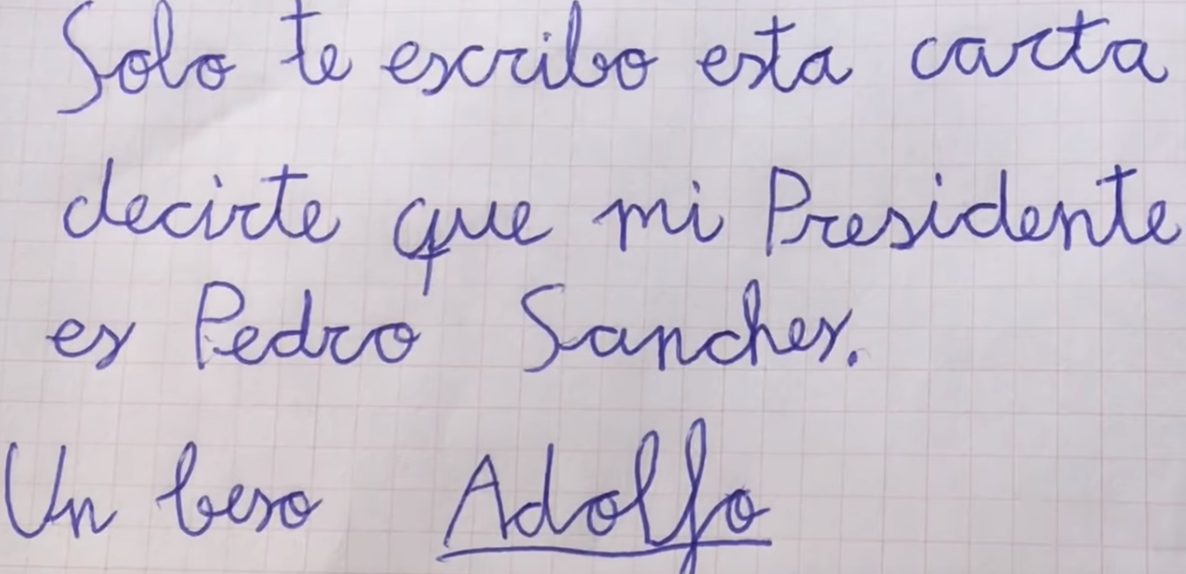 La carta a los Reyes Magos que pide la muerte de Pedro Sánchez