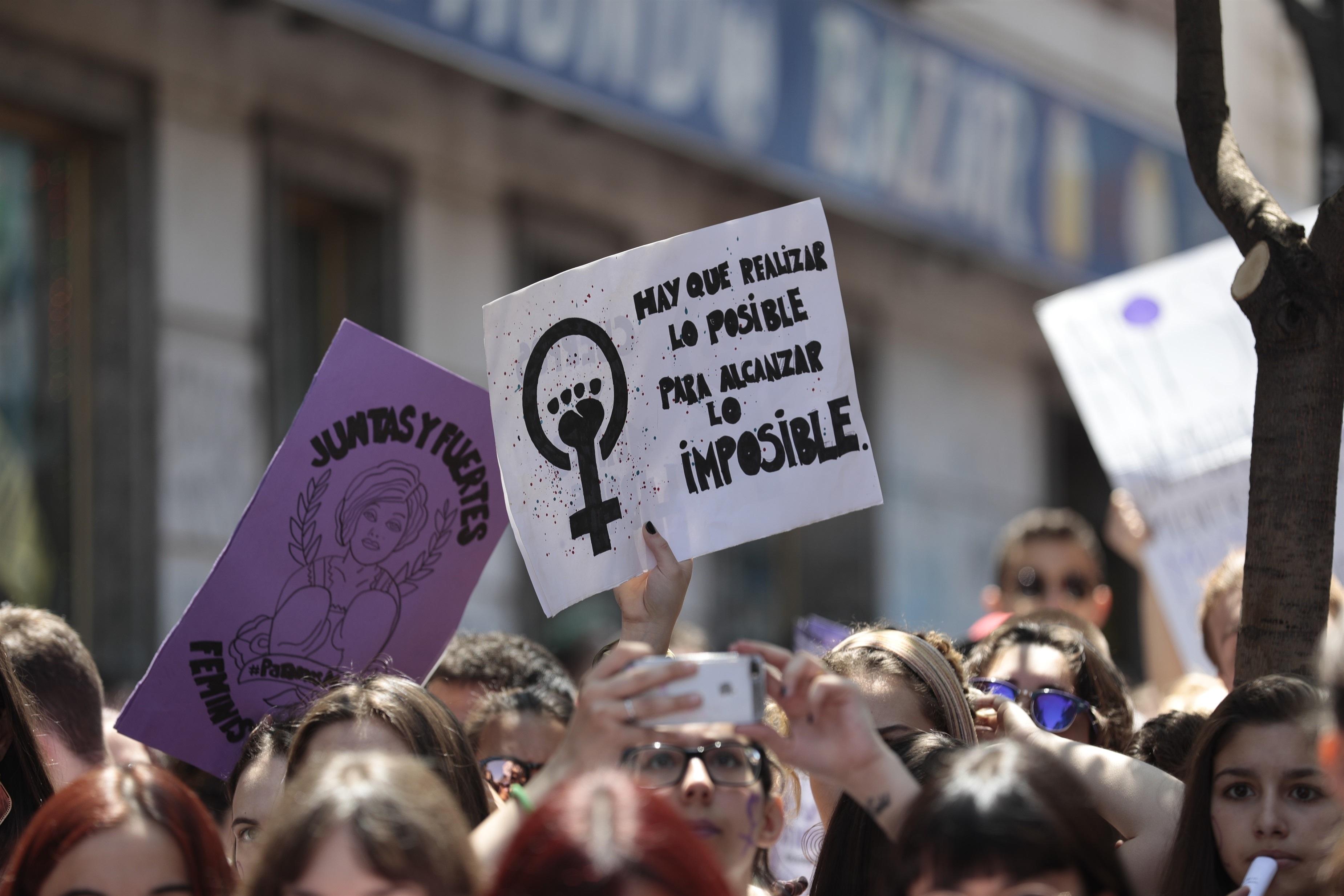 Manifestación contra la sentencia del Tribunal Superior de Justicia de Navarra (TSJN) de 'La Manada'. Europa Press Archivo