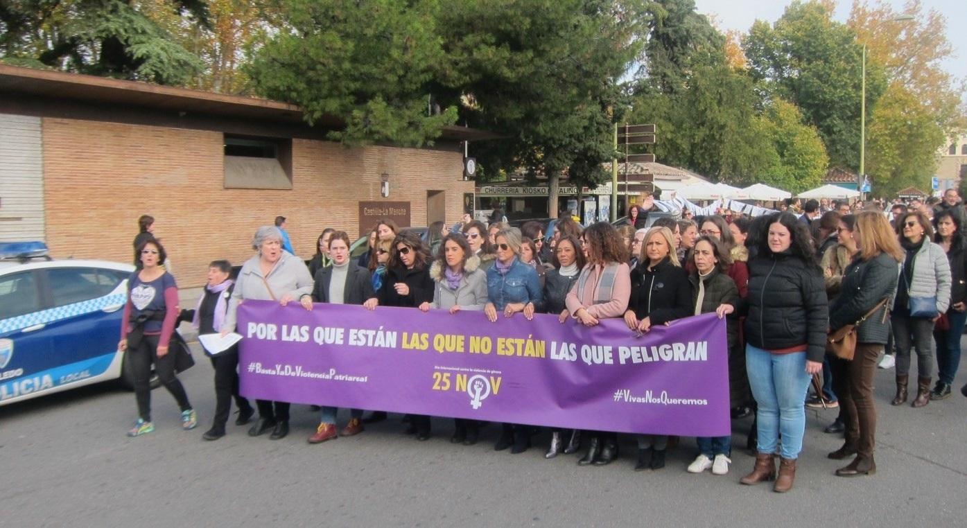 Asociaciones y organizaciones feministas en Toledo contra la violencia machista. Europa Press