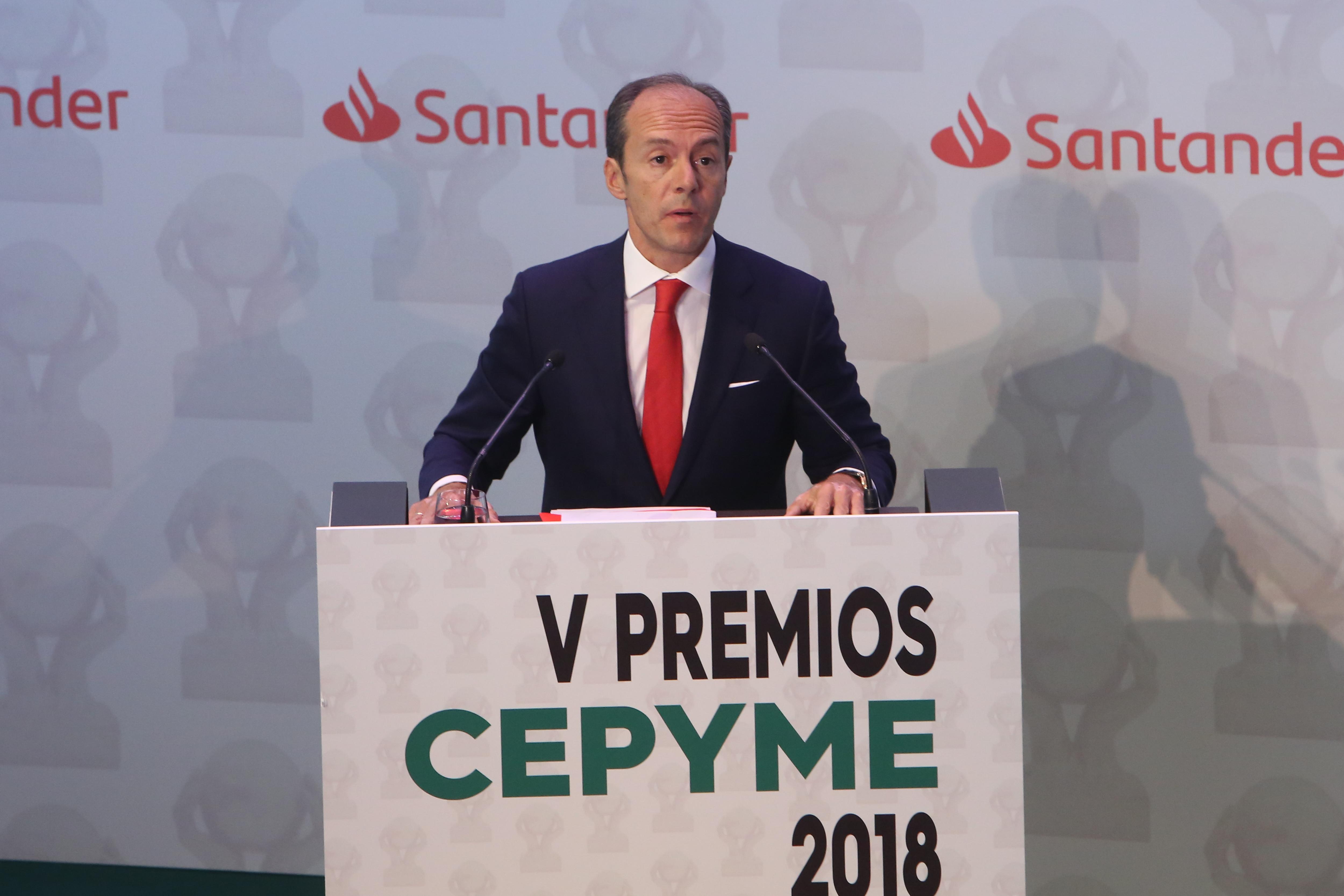 El consejero delegado de Santander España Rami Aboukhair  - Ricardo Rubio Europa Press