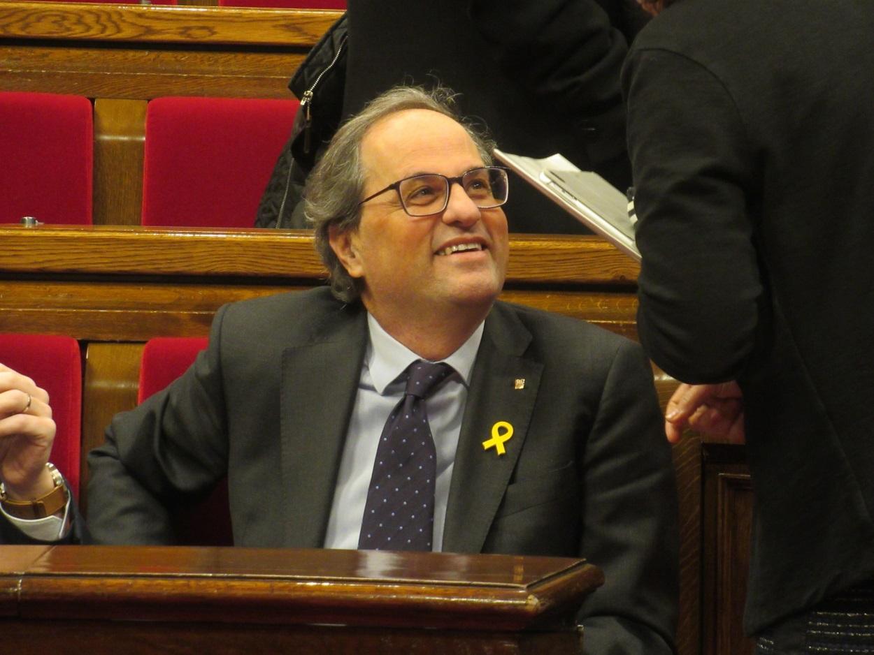 El president de la Generalitat, Quim Torra