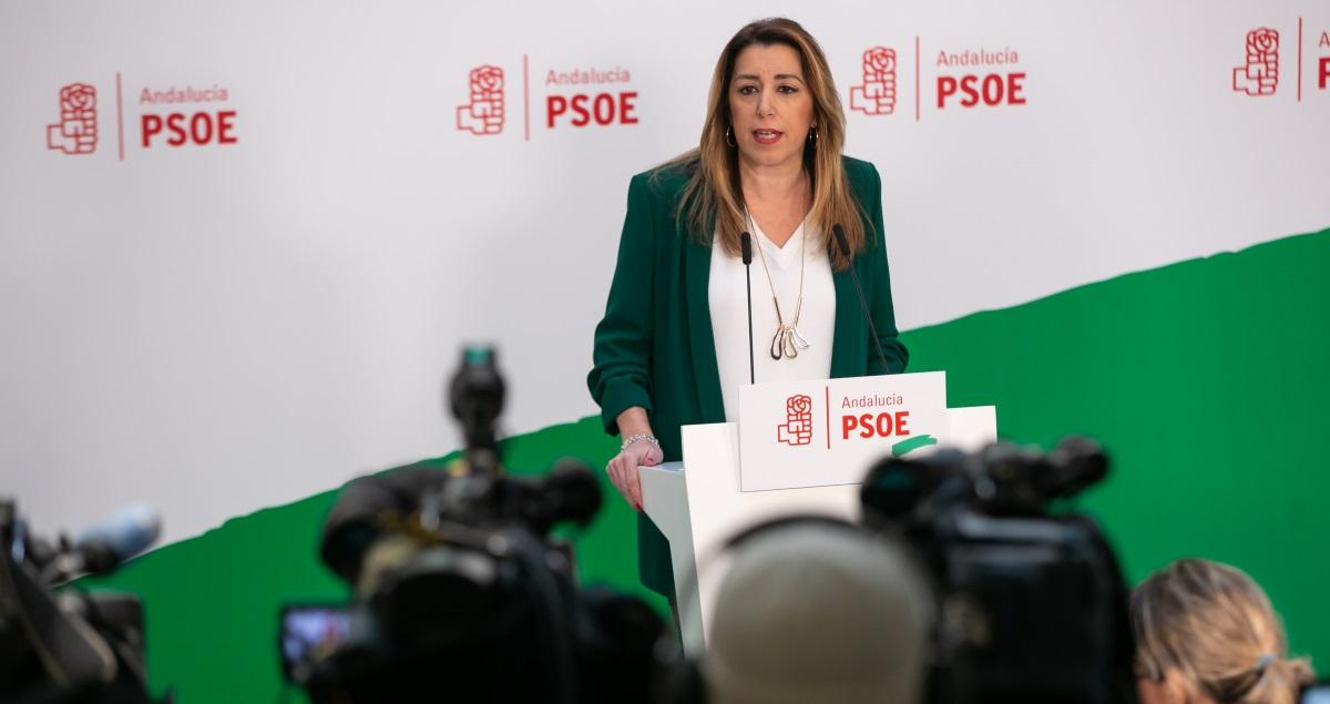 Rueda de prensa de Susana Díaz