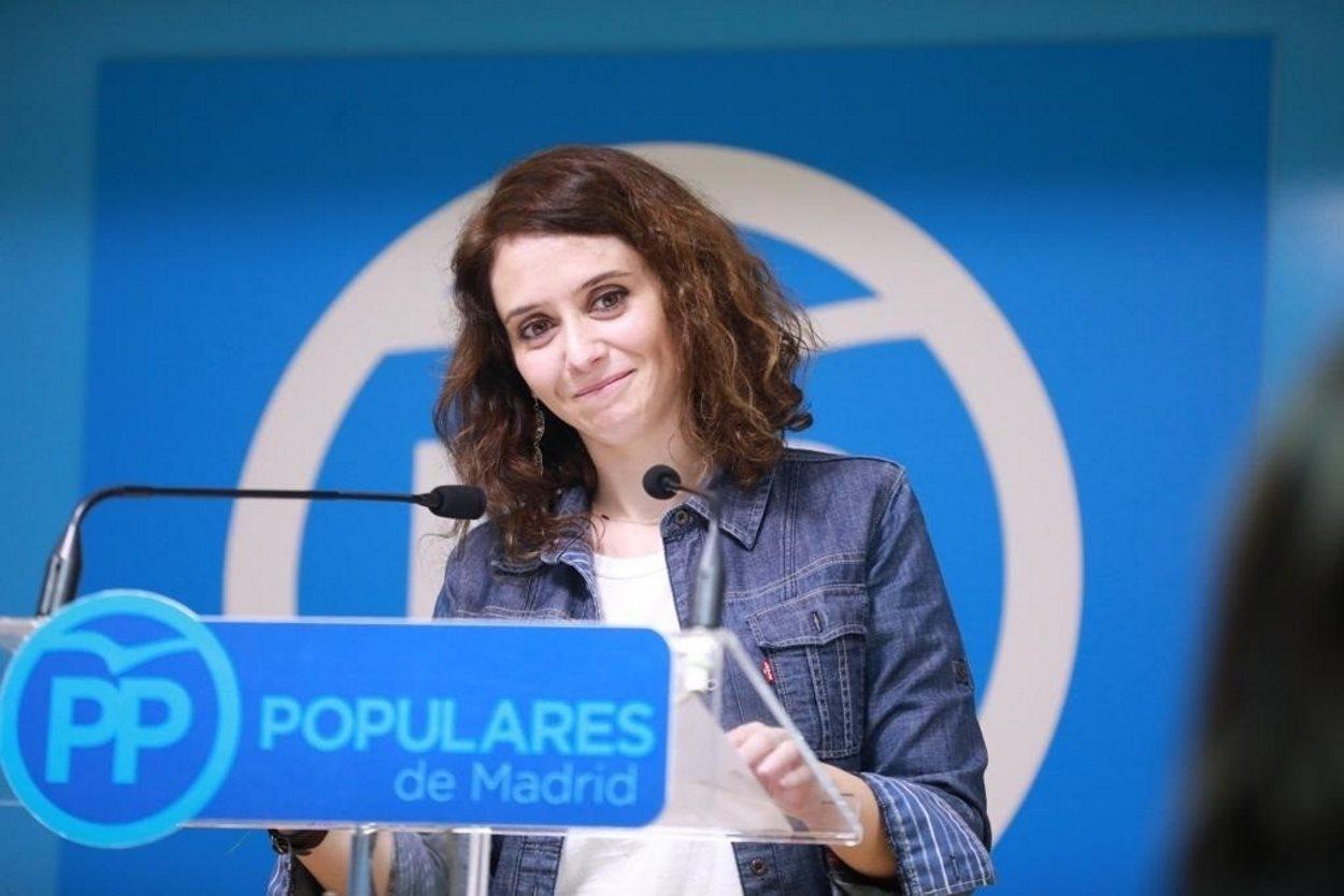 La candidata del PP de Madrid a la Comunidad de Madrid, Isabel Díaz Ayuso. EP