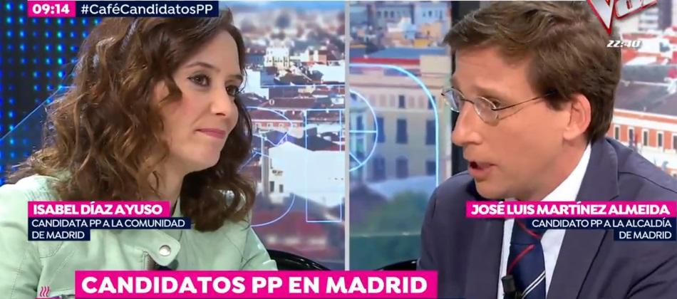 Candidatos PP para la Comunidad de Madrid y la Alcaldía