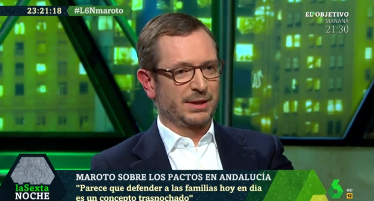 Javier Maroto, secretario de Organización del PP, enlaSexta Noche