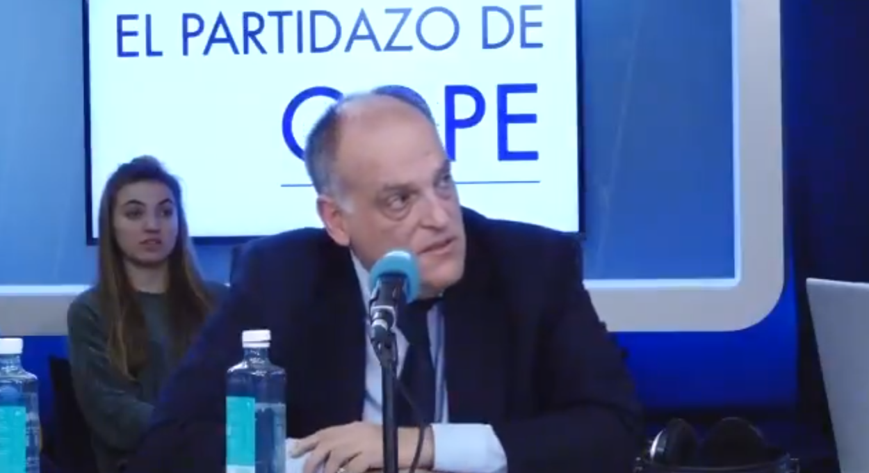 Javier Tebas desvela que votará a Vox