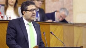 El exjuez y portavoz de Vox, Francisco Serrano, en el Parlamento de Andalucía - Europa Press