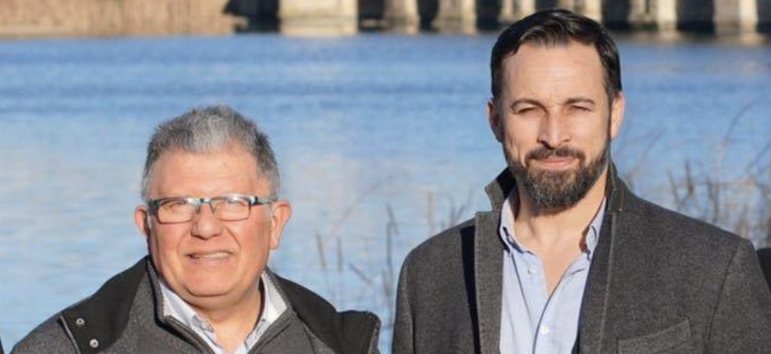 Carlos Aurelio Caldito y Santiago Abascal. Vox