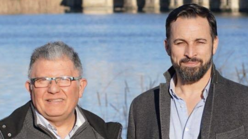 Carlos Aurelio Caldito y Santiago Abascal. Vox