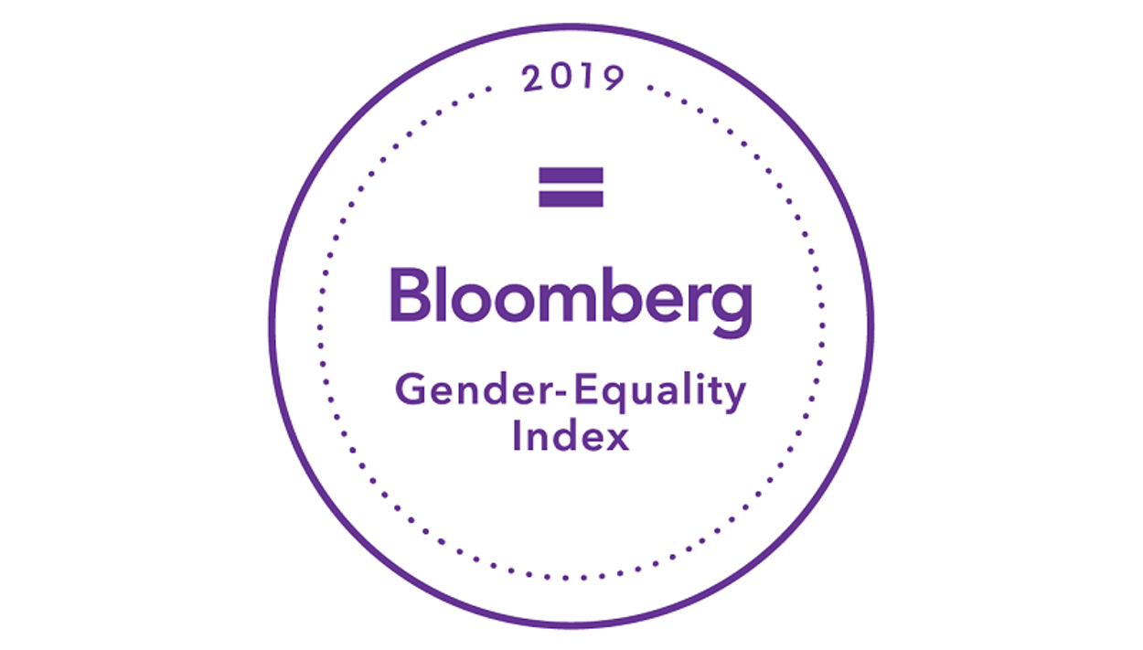 Símbolo del índice de igualdad de género de Bloomberg