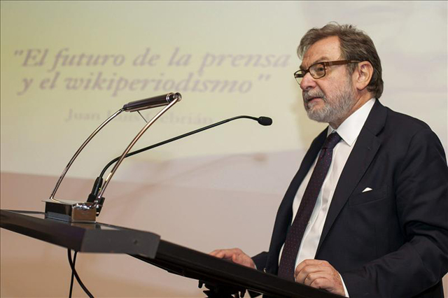 El director de 'El País', Juan Luis Cebrián