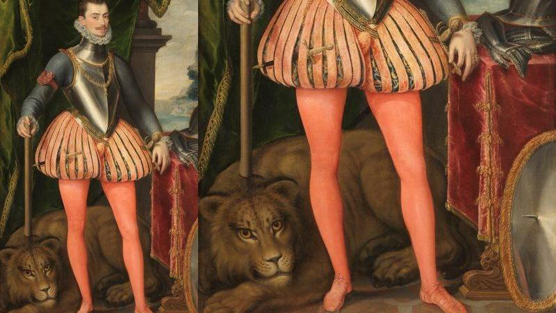 Según una versión el león de don Juan de Austria había sido un regalo el papa Clemente VIII mientras que otros piensan que fue parte del botín en la toma de Túnez.