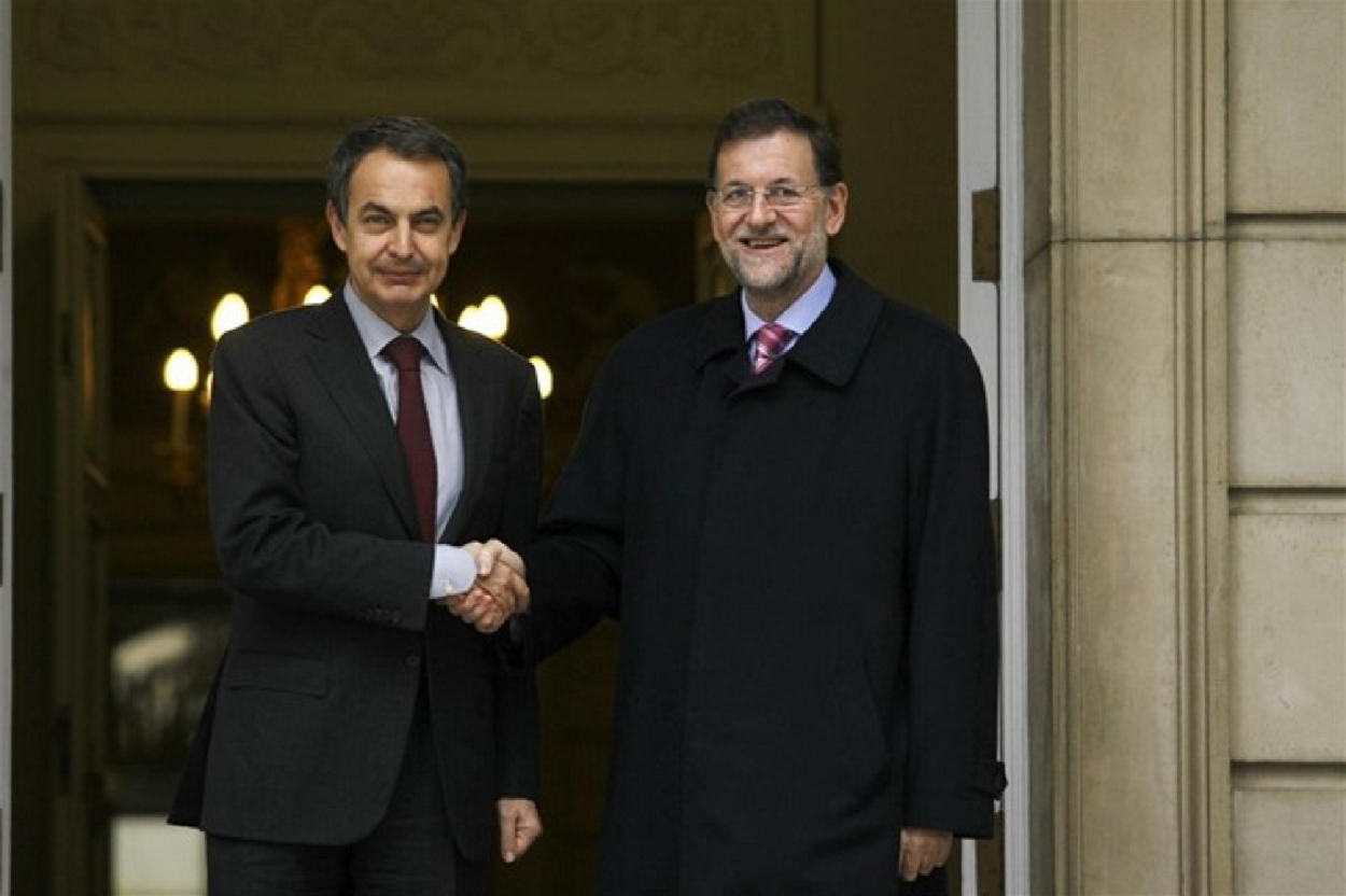 El presidente del Gobierno, José Luis Rodríguez Zapatero, y el líder del PP, Mariano Rajoy. EP