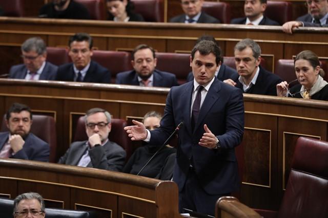 Albert Rivera en el Congreso de los Diputados