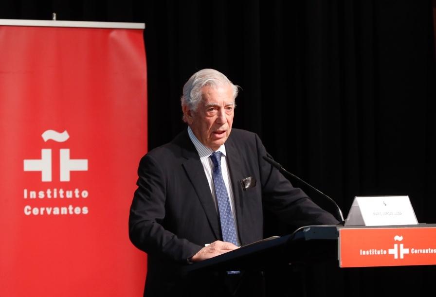 El escritor Mario Vargas Llosa en el Seminario Internacional Grandes desafíos de Iberoamérica” organizado por la Fundación Internacional para la Libertad - Óscar del Pozo Europa Press