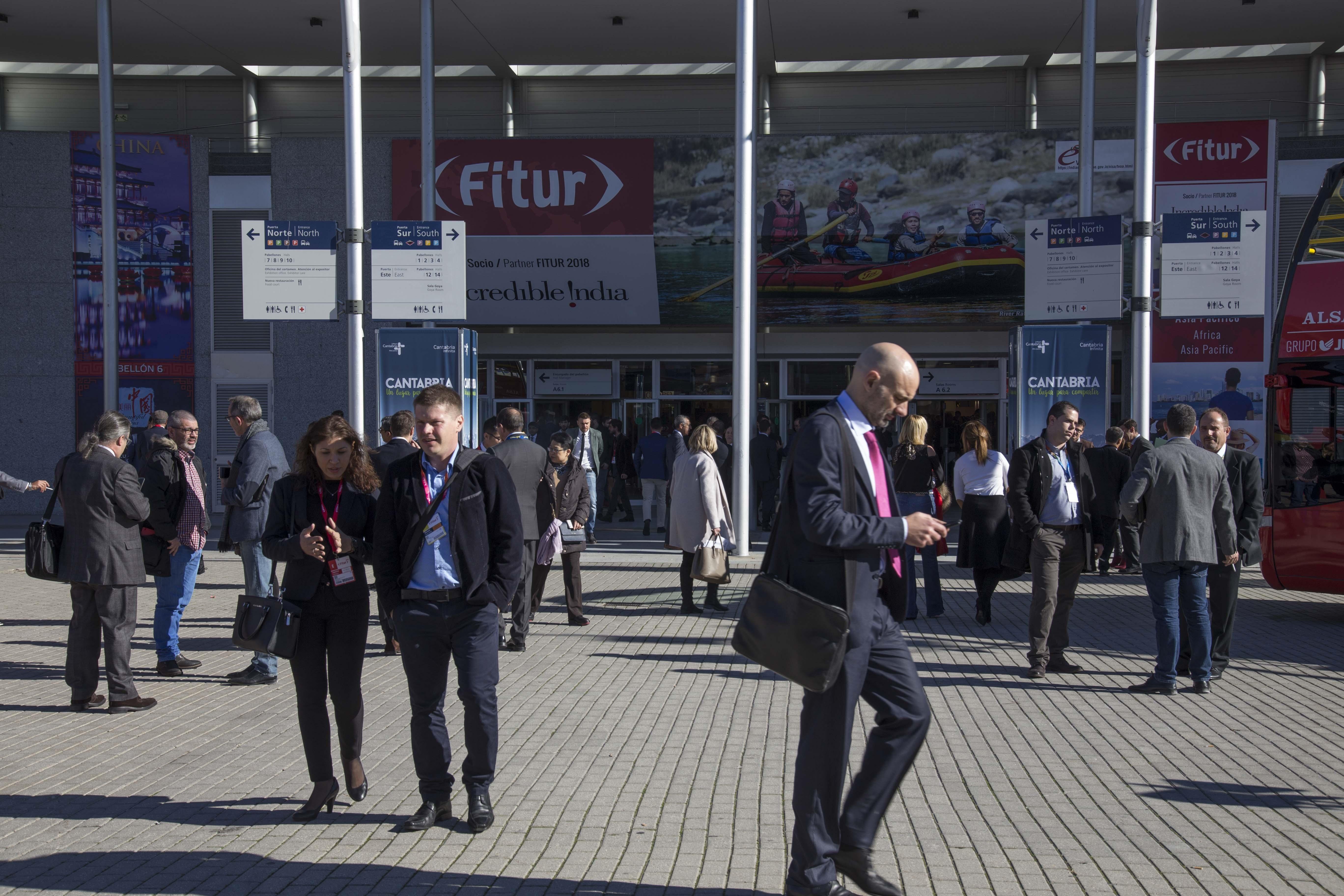 Imagen de archivo de la entrada a FITUR - Ifema