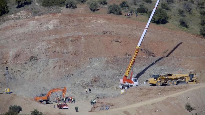 Preparativos para el rescate de Julen en Totalán