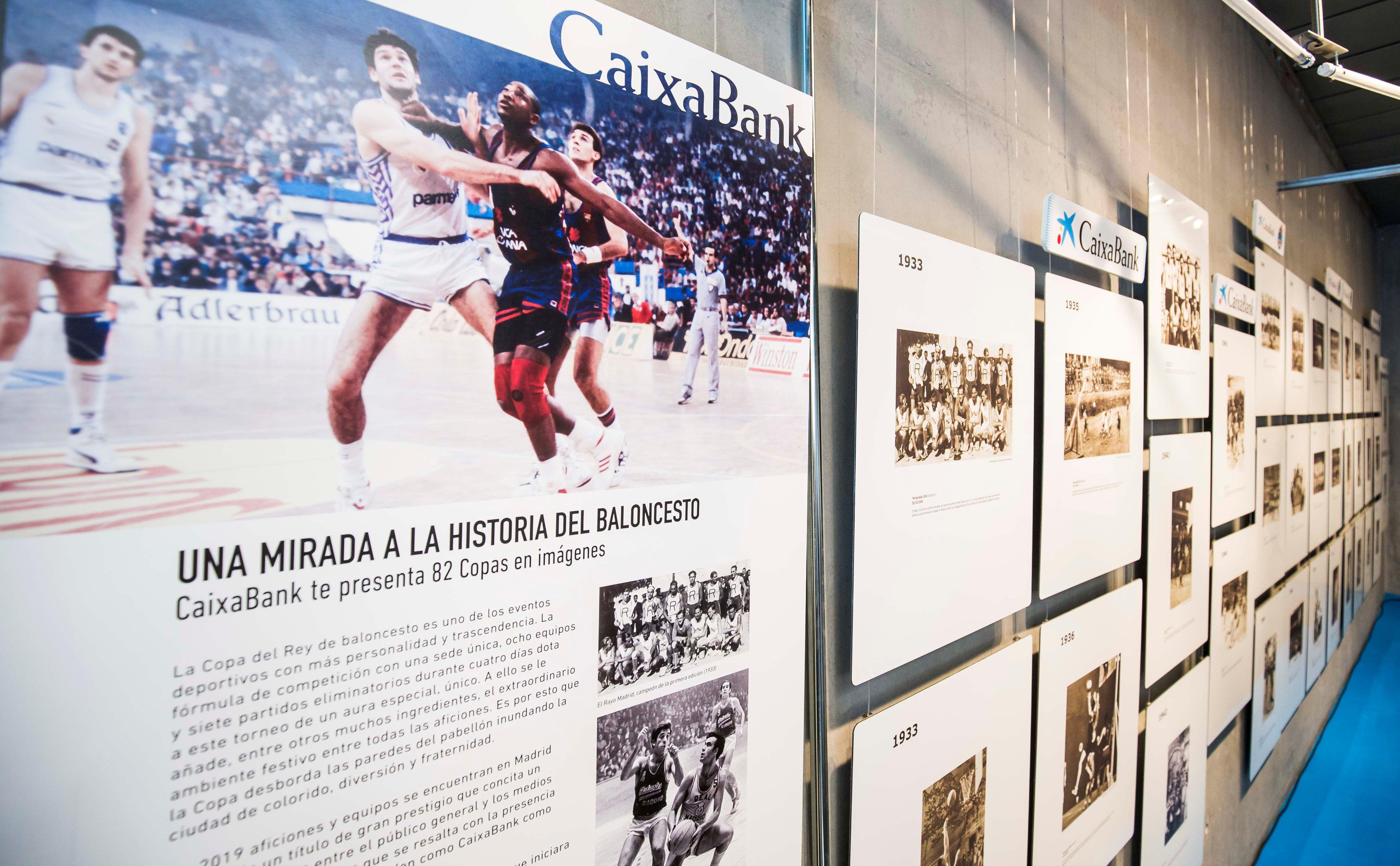 Los visitantes de la exposición podrán contemplar el  trofeo oficial de la Copa del Rey antes de su traslado al WiZink Center el jueves 14 de febrero con motivo del arranque de la Copa del Rey