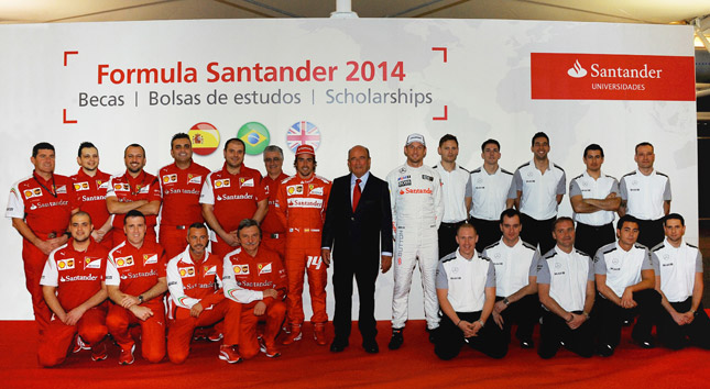 Emilio Botín presenta en Bahréin el programa Becas Fórmula Santander para 2014