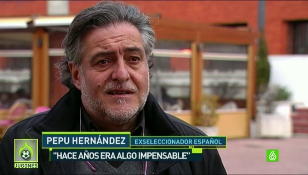 El exseleccionador Pepu Hernández