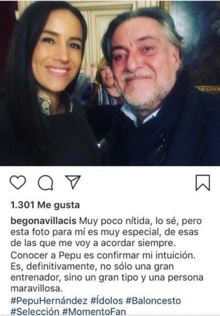 Post de Instagram de Begoña Villacís Post de Instagram de Begoña Villacís
