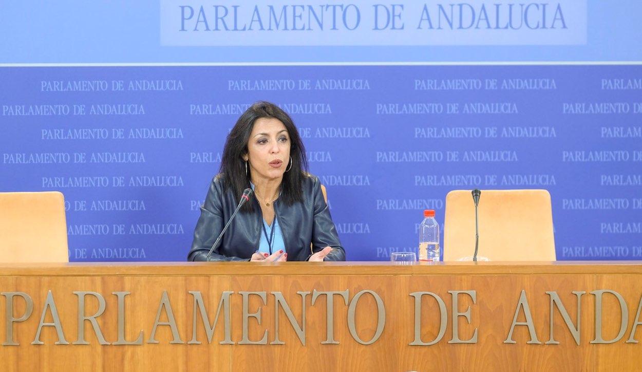 Marta Bosquet, presidenta del Parlamento andaluz.