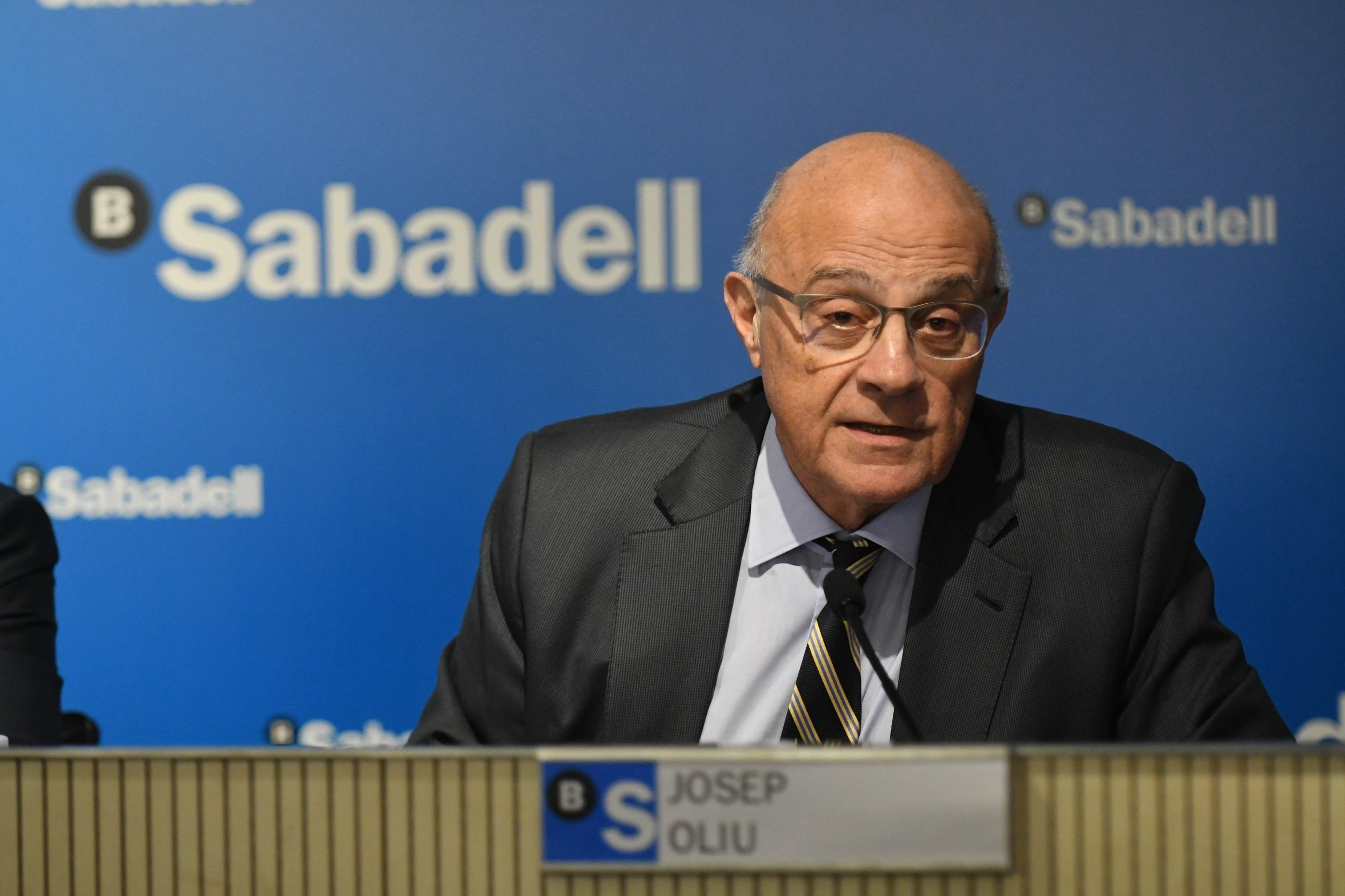 El presidente de Banco Sabadell, Josep Oliu 
