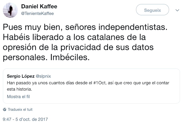 Captura Fiscal Delitos Cibernéticos contra independentistas catalanes