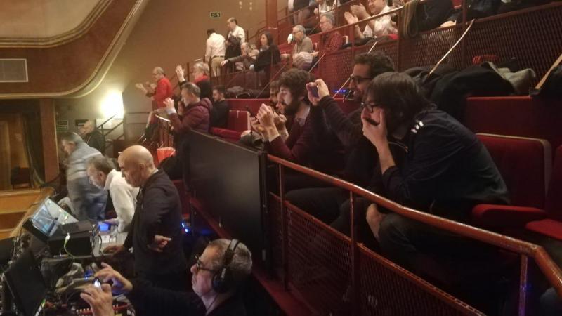 Quique Peinado, presente en el acto de Pepu Hernández Quique Peinado, presente en el acto de Pepu Hernández
