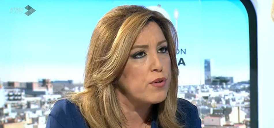 Susana Díaz en 'Espejo Público' Susana Díaz en 'Espejo Público'